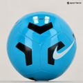 М'яч футбольний Nike Pitch Training light blue fury/black/white розмір 4 6