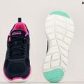 Черевики жіночі SKECHERS Flex Appeal 5.0 Fresh Touch navy leather/mesh/hot pink/mint 8