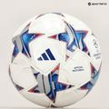 adidas UCL PRO 23/24 футбольні білі/сріблястий металік/яскравий блакитний/королівський синій розмір 5 6