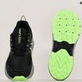 Кросівки для бігу дитячі ASICS Gel-Venture 9 GS black/illuminate green 11