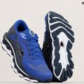 Чоловічі бігові кросівки Mizuno Wave Sky 7 серфінг в інтернеті/сріблясті/сукня сині 9
