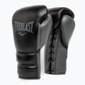 Боксерські рукавички Everlast Powerlock 2 Laced Pro Training чорні 7