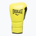 Боксерські рукавички Everlast Powerlock 2 Laced Pro Training неоново-жовті 8