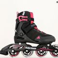 Жіночі роликові ковзани Rollerblade Sirio 80 чорні/малинові 9