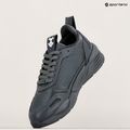 EA7 Emporio Armani Ace Runner Carbon потрійні подовжені / білі кросівки 8