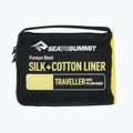Вкладиш для спального мішка Sea to Summit Silk/Cotton Traveller with Pillow зелений ASLKCTNYHAGN