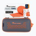 Кишеньковий рушник Sea to Summit Pocket Towel L чорно-помаранчевий 3