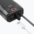 Ліхтарик велосипедний передній Knog Blinder X 1800 + акумулятор 10000mAh чорний 6