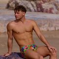 Плавки-боксерки чоловічі Funky Trunks Sidewinder Trunks berry good 6