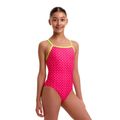 Купальник суцільний дитячий Funkita Strapped In One Piece pink proton 2