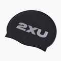 Шапочка для плавання 2XU Silicone black/black 2