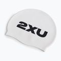 2XU Силіконова шапочка для плавання біла/біла