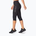 Легінси тренувальні жіночі 2XU Core Compression 3/4 black/silver 2