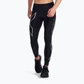Легінси тренувальні чоловічі 2XU Core Compression black/silver