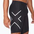 Шорти для тренувань чоловічі 2XU Core Compression black/silver 4