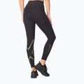 Легінси тренувальні жіночі 2XU Force Mid-Rise Compression black/gold 4