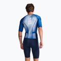 Чоловічий велокостюм 2XU Aero Sleeved midnight/білий 2