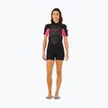 Гідрокостюм жіночий Rip Curl Omega 2/2 mm Back Zip Springsuit black/pink 2