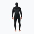 Чоловіча піна для плавання Rip Curl Dawn Patrol з капюшоном 6/4 мм на блискавці на грудях чорна 2