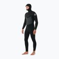 Чоловіча піна для плавання Rip Curl Dawn Patrol з капюшоном 6/4 мм на блискавці на грудях чорна 3