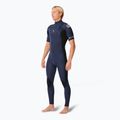 Чоловіча піна для плавання Rip Curl Dawn Patrol Performance 2/2 мм на блискавці на грудях темно-синього кольору 3
