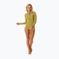 Жіночі плавки Rip Curl G-Bomb 1 мм 2.0 LS Spring Front Zip хакі Пінка для плавання 2