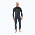 Гідрокостюм для плавання чоловічий Rip Curl Dawn Patrol 4/3мм Chest Zip purple night