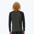 Лонгслів для плавання чоловічий Rip Curl Shockwaves black marled 2