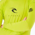 Лонгслів для плавання дитячий Rip Curl Corps Rash Vest lime 3