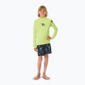 Лонгслів для плавання дитячий Rip Curl Brand Wave UPF Rash Vest lime 2