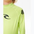 Лонгслів для плавання дитячий Rip Curl Brand Wave UPF Rash Vest lime 5