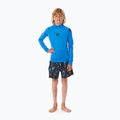 Лонгслів для плавання дитячий Rip Curl Lycra Brand Wave UPF blue gum 2