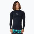 Чоловічий лонгслів для плавання Rip Curl Waves Upf Perf L/S з довгим рукавом чорний