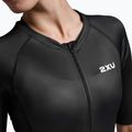 Комбінезон для тріатлону жіночий 2XU Core Sleeved black/white 6