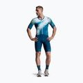 Комбінезон для тріатлону чоловічий 2XU Aero Hex Sleeved jelly mint/majol 3