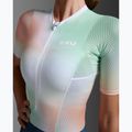 Комбінезон для тріатлону жіночий 2XU Aero Hex Sleeved jelly mint/majol 6