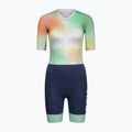 Комбінезон для тріатлону жіночий 2XU Aero Hex Sleeved jelly mint/majol 9