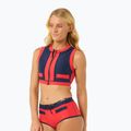 Верхня частина купальника Rip Curl Coco Short Sleeve Vest red/dark blue 4