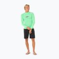 Лонгслів для плавання чоловічий Rip Curl Raw Energy UPF Performance neon green 2