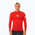 Чоловіча футболка з довгим рукавом для плавання Rip Curl Waves Upf Perf lava red