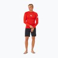 Чоловіча футболка з довгим рукавом для плавання Rip Curl Waves Upf Perf lava red 2
