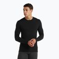 Чоловіча термоактивна футболка з довгим рукавом icebreaker Merino 150 Anatomica Crewe чорна