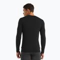 Чоловіча термоактивна футболка з довгим рукавом icebreaker Merino 150 Anatomica Crewe чорна 3