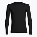 Чоловіча термоактивна футболка з довгим рукавом icebreaker Merino 150 Anatomica Crewe чорна 7