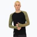 Чоловіча термоактивна кофта Mons Royale Temple Merino fern/black