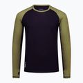 Чоловіча термоактивна кофта Mons Royale Temple Merino fern/black 3