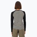 Жіноча термоактивна кофта Mons Royale Icon Raglan mr stripe/black 2