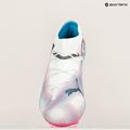 Футбольні бутси PUMA Future 7 Ultimate Low FG/AG білі/чорні/отруйно-рожеві/яскрава аква/сріблястий туман 16