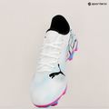 PUMA Future 7 Play FG/AG футбольні бутси пума білі / пума чорні / отруйно-рожеві 17