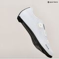 Кросівки велосипедні шосе чоловічі Fizik Tempo Decos Carbon white/white 15